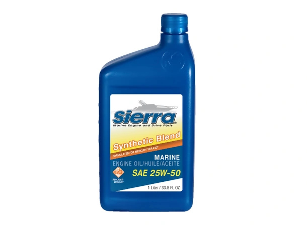SIERRA 25W-50 FC-W, Verado, 1 liter 25W-50 motorolje for Mercury Verado